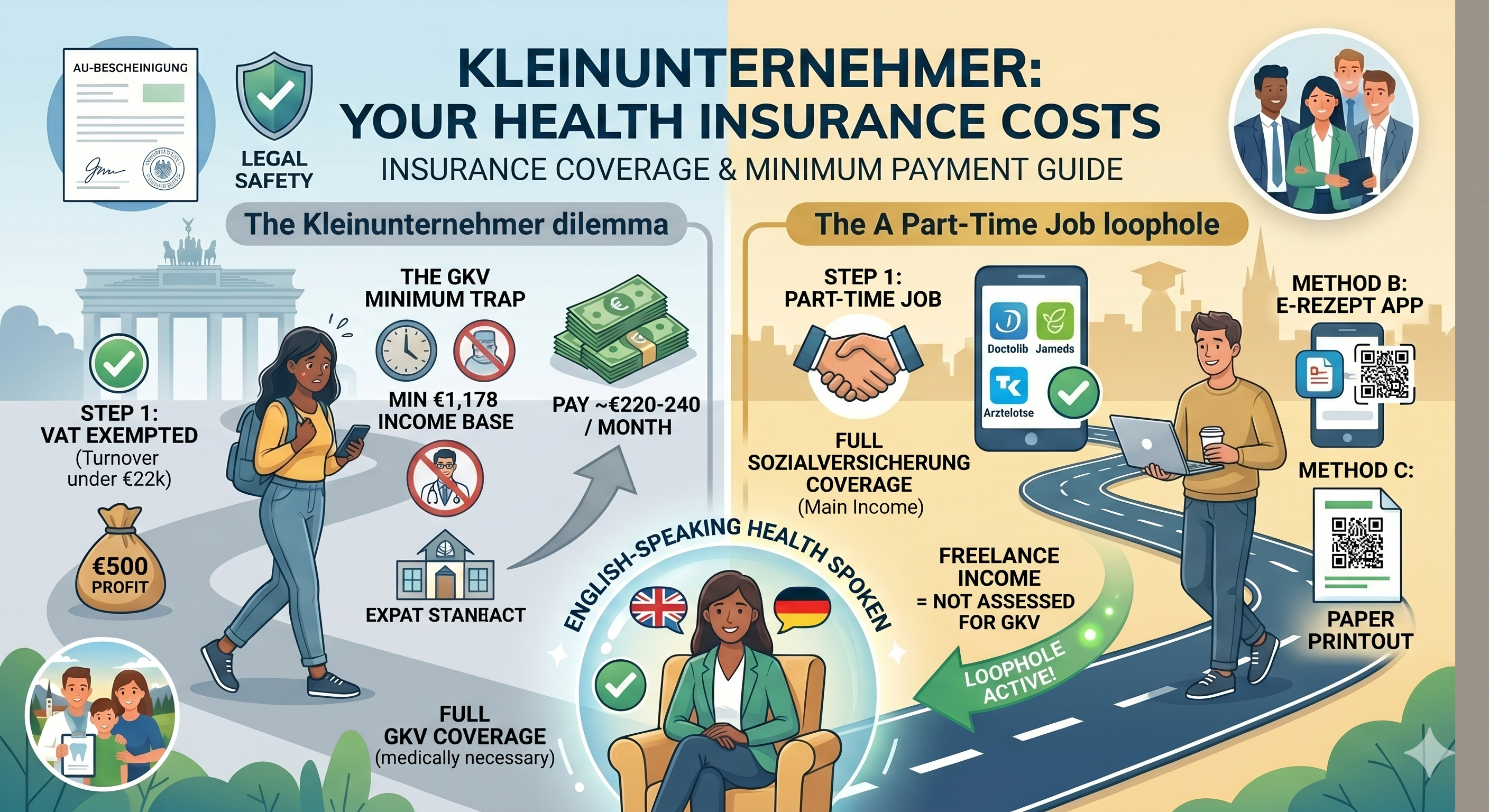 Kleinunternehmer Your Health Insurance Costs